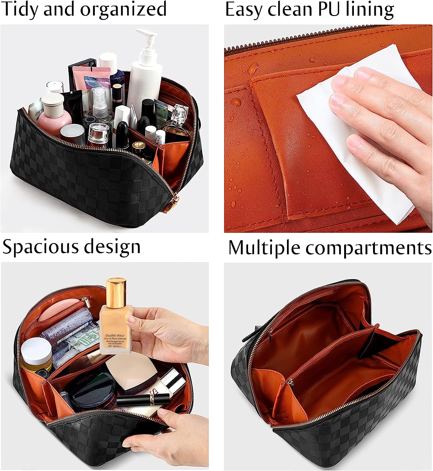 Large Capacity Travel Cosmetic Bag 