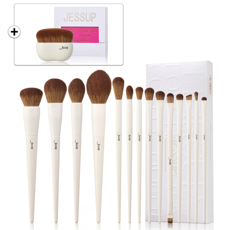 Makeup Brushes 10-14Pc Makeup Brush Set Synthetic Foundation Brush Powder