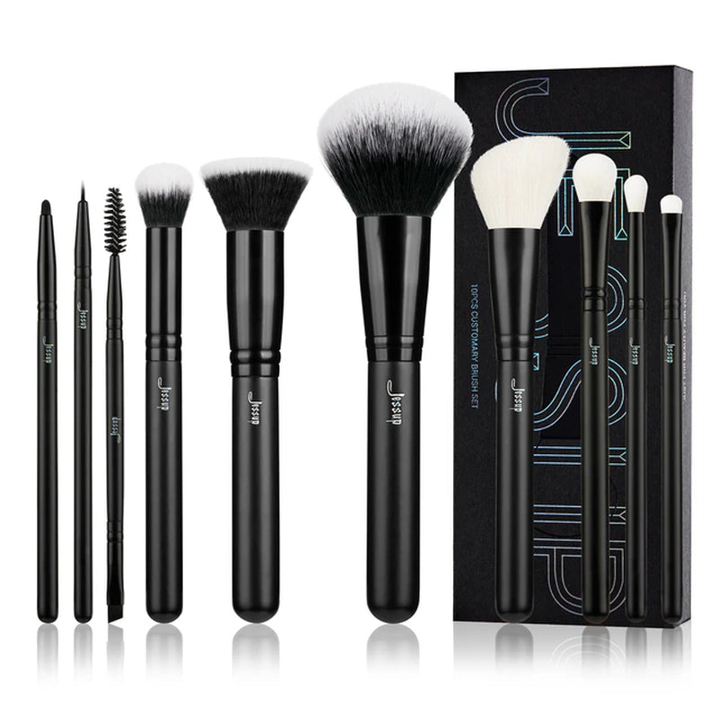 Makeup Brushes 10-14Pc Makeup Brush Set Synthetic Foundation Brush Powder