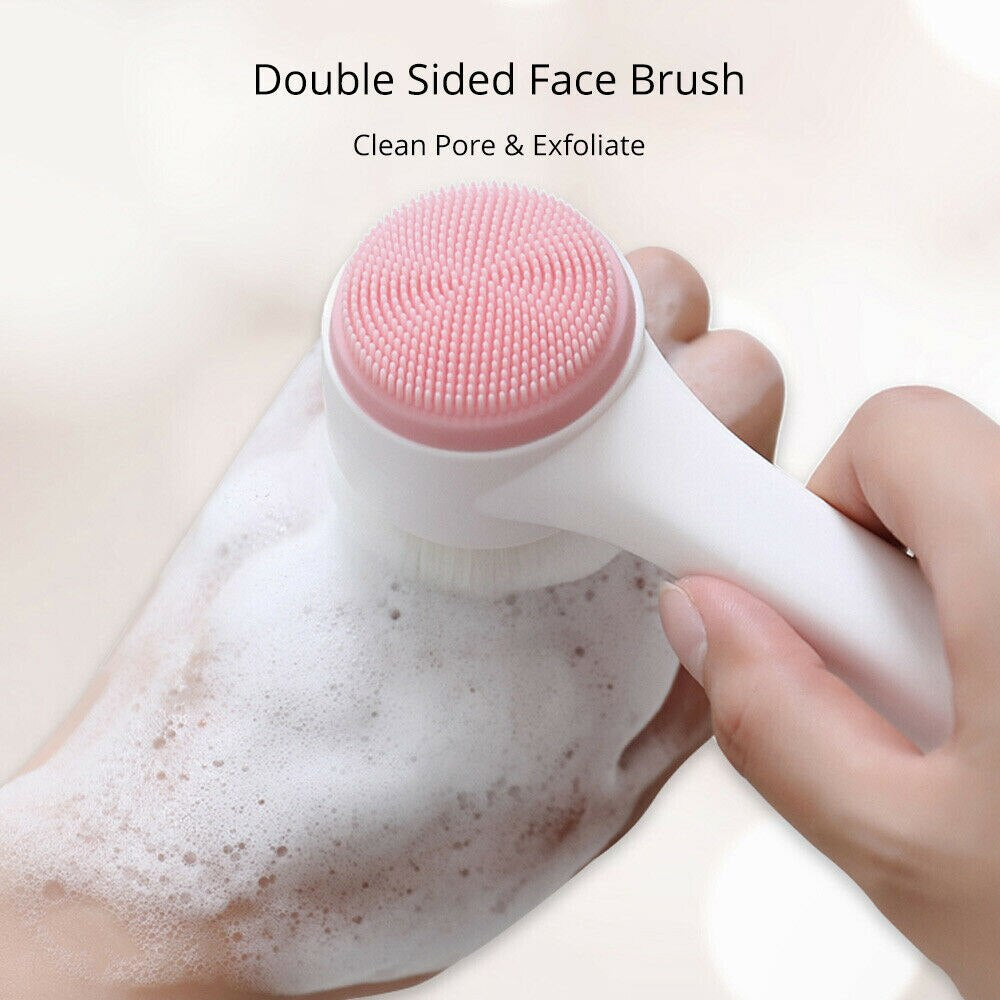 Skin Care Facial Cleansing Brushes 2In1 Facial Massage Brush