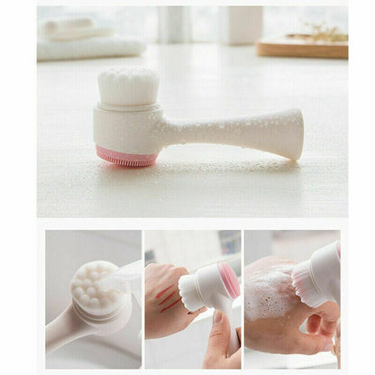 Skin Care Facial Cleansing Brushes 2In1 Facial Massage Brush