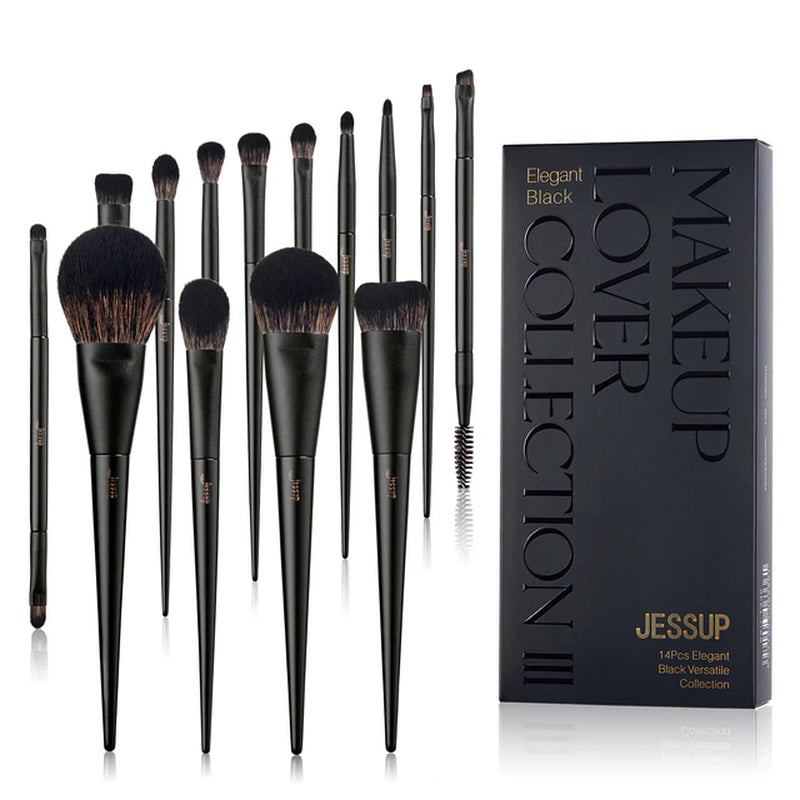 Makeup Brushes 10-14Pc Makeup Brush Set Synthetic Foundation Brush Powder