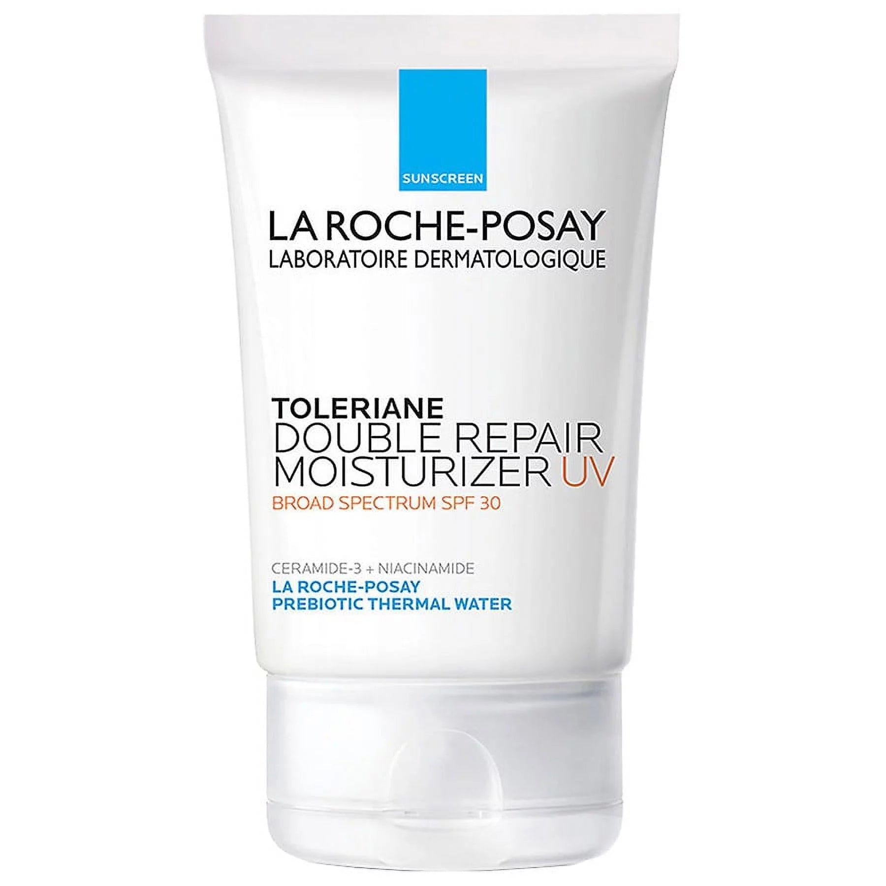 Face Moisturizer UV, Toleriane Double Repair Oil-Free Face Cream with SPF 30